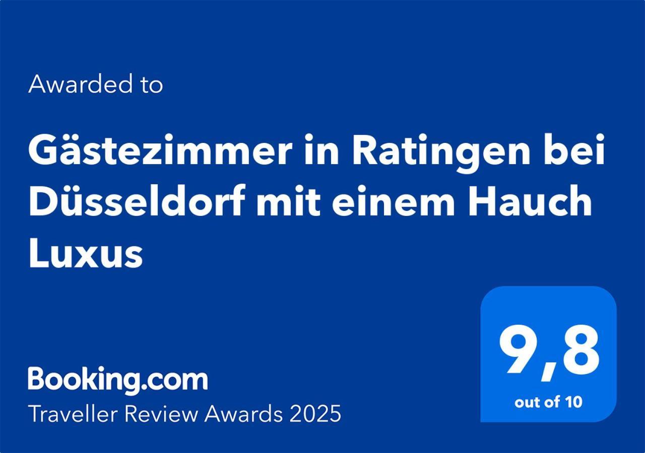 Gaestezimmer In Ratingen Bei Duesseldorf Mit Einem Hauch Luxus Kültér fotó